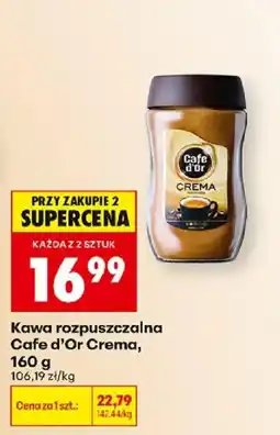 Biedronka Polsko Cafe d'Or kawa rozpuszczalna nabídka
