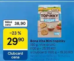 Tesco Bona Vita Mini topinky nabídka
