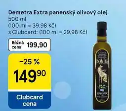 Tesco Demetra Extra panenský olivový olej nabídka