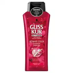 Tesco Gliss Kur Ultimate Color šampon pro barvené vlasy 400ml nabídka