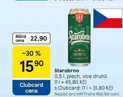 Tesco Starobrno nabídka
