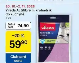 Tesco Vileda Actifibre mikrohadřík do kuchyně, 1 ks nabídka