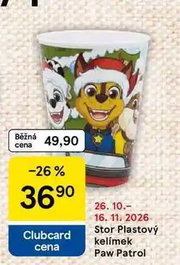 Tesco Stor Plastový kelímek Paw Patrol nabídka