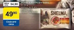 Tesco Shelma Kapsičky pro kočky, 4× nabídka