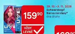 Tesco Schwarzkopf Barva na vlasy, dva druhy nabídka