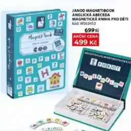 Wiky Janod magnetibook anglická abeceda magnetická kniha pro déti nabídka