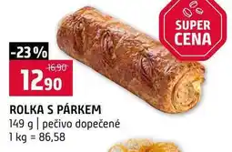 Terno ROLKA S PÁRKEM 149 g pečivo dopečené nabídka