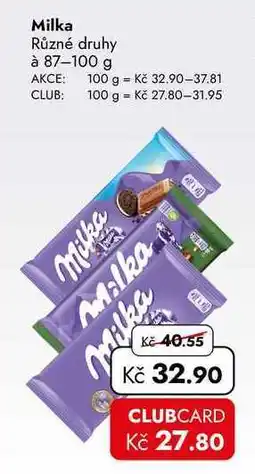TRAVEL FREE Milka nabídka