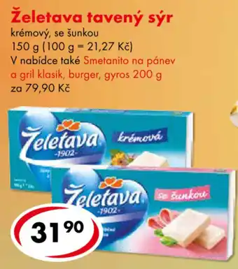 Želetava tavený sýr se šunkou