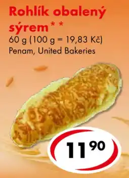 CBA Penam rohlík obalený sýrem nabídka