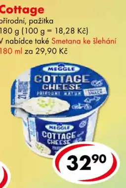 CBA Meggle cottage cheese nabídka
