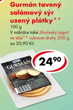 CBA Gurmán salámový sýr nabídka