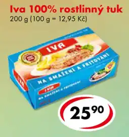 CBA Iva 100% rostlinny tuk nabídka