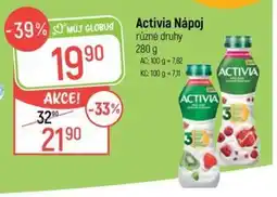 Globus Activia Nápoj nabídka