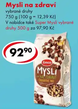 CBA Emco mysli na zdraví nabídka