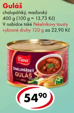CBA Viva chalupářský guláš nabídka