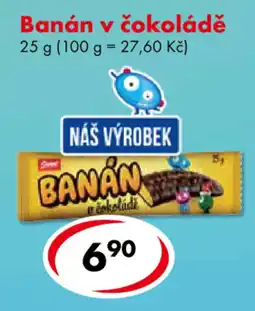 CBA Banán v čokoládě nabídka