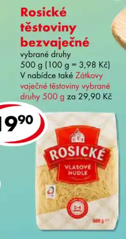 CBA Rosické bezvaječné nabídka