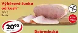 CBA Debrecínská výběrová šunka od kosti nabídka