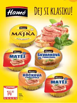 Globus Hamé paštika různé druhy nabídka