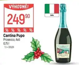Globus Cantina Pupo Prosecco, Asti nabídka