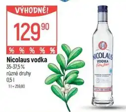 Globus Nicolaus vodka nabídka