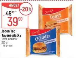 Globus Jeden Tag Tavené plátky Toast, Cheddar nabídka
