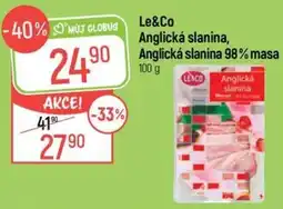 Globus Le&Co anglická slanina nabídka
