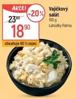 Globus Lahůdky Palma Vajíčkový salát nabídka