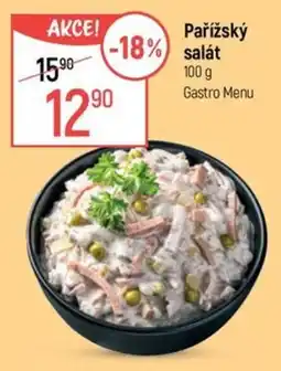 Globus Gastro Menu Pařížský salát nabídka