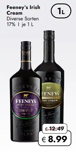 TRAVEL FREE Feeney's Irish Cream nabídka