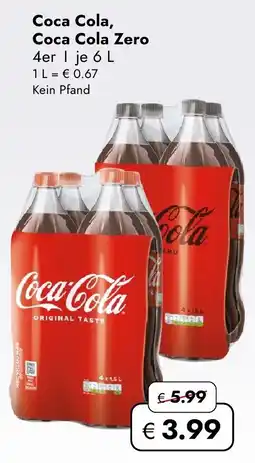 TRAVEL FREE Coca Cola, Coca Cola Zero nabídka