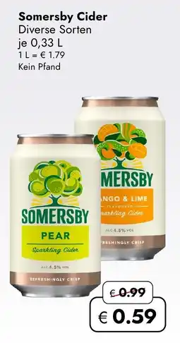 TRAVEL FREE Somersby Cider nabídka