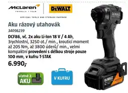 Bauhaus DeWalt aku rázový utahovák nabídka