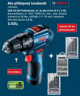 Bauhaus Bosch aku příklepový šroubovák GSB 12V-30 Professional nabídka