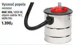 Bauhaus Mac 205 vysavač popela nabídka