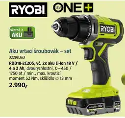 Bauhaus Ryobi aku vrtací šroubovák nabídka