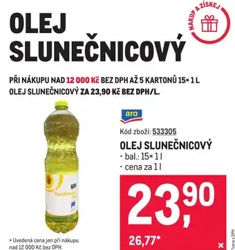Aro olej slunečnicový