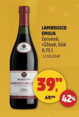 Penny Market Lambrusco emilia nabídka
