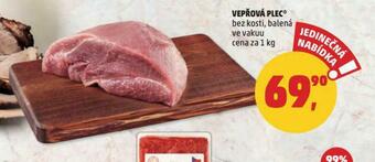 Penny Market Vepřová plec bez kosti nabídka