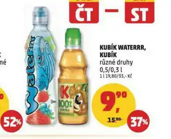 Penny Market Kubík waterrr, kubík nabídka