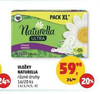 Penny Market Vložky naturella nabídka