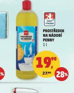 Penny Market Prostředek na nádobí penny nabídka