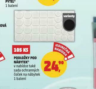 Penny Market Podložky pod nábytek nabídka