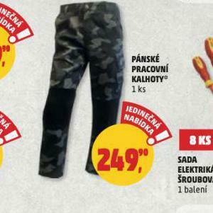 Penny Market Pánské pracovní kalhoty nabídka