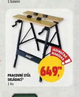 Penny Market Pracovní stůl skládací nabídka