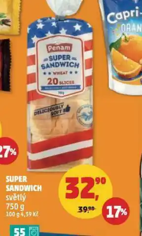 Penny Market Super sandwich světlý nabídka
