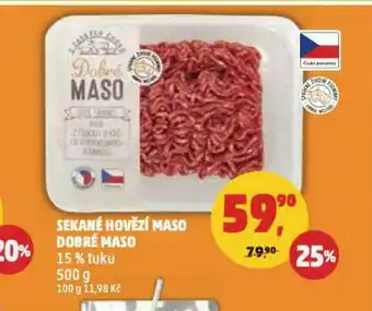 Penny Market Sekaná hovězí maso nabídka