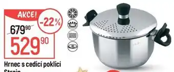 Strain hrnec s cedicí poklicí