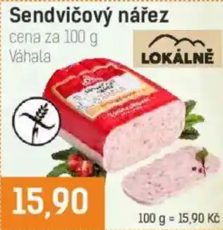 Váhala sendvičový nářez